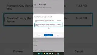 How to Download and Install MS Natural Voices in Windows 11 22 H 2 #shorts #youtubeshorts #TV_shorts