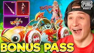 NEW MAXED BONUS PASS BUGGY & AWM GUN LAB! PUBG MOBILE