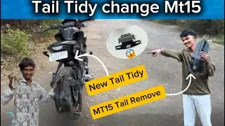 Yamaha mt15 tail tidy | installation modified | tail tidy mt15 |  
