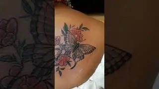 Butterfly tattoo done by me at Patna Ink Tattoo Studio..