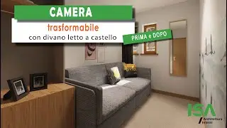 #71 ELIMINA IL LETTO e usa il divano letto a castello nella camera per gli ospiti