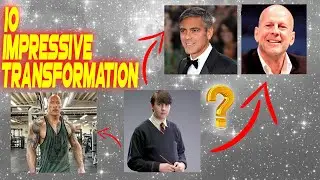 10 impressive examples of how celebrities have grown and transformed
