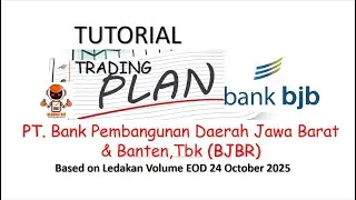 Tutorial Trading Plan & Money Management ,BJBR : Bank Pemb Jawa Barat EOD:  24 Oktober  2025