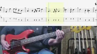 Pink Floyd   Breathe ( Bass Cover Tab in Video )