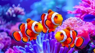 The Best 4K Aquarium - Dive Into The Mesmerizing Underwater Realm, Sea Jellyfish, Coral Reefs. #76