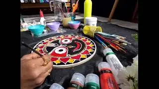 DIY Clay Art | Lord Jagannath Wall Decor#canada #art 