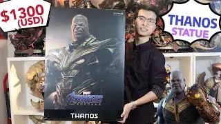 UNBOXING MASSIVE THANOS STATUE AVENGERS ENDGAME By Iron Studios.