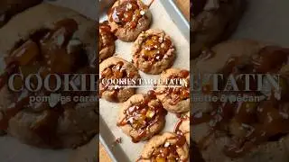 Cookies fa&ccedil;on Tarte Tatin 🍪 | Recette Gourmande aux Pommes, Beurre Noisette et Caramel Beurre Sal&eacute;