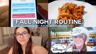FALL NIGHT ROUTINE 2020: self care, tracking habits, daily planning ft Done & Timebloc app!