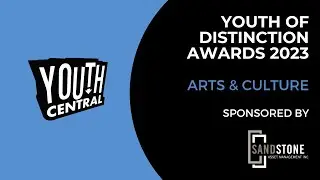 Youth of Distinction Awards 2023 Arts & Culture Award