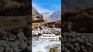Amazing location of badrinath charan paduka track #badrinath #charanpaduka #travel #travelwithyoge
