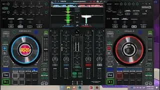 #Virtualdj #skins  Denon Dj Sc Live 4 / Pioneer DDJ RX/ Numark NS4FX 2DECK #2023