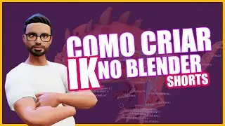 Como criar um IK no Blender? #shorts #short