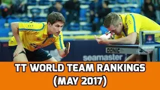 Table Tennis World Team Rankings (May 2017) - SD Sport