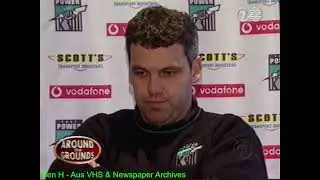 ANGRY Mark Williams press conference 1999 AFL coach