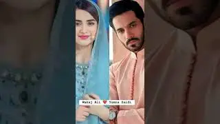 Gorgeous couple of 2023 terebin#yumnazaidi#wahajali#terebinost#romantic#whatsappstatus#murtasim