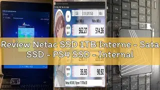 Review Netac SSD 1TB Interne - Sata SSD - PS4 SSD - Internal SSD - 3D NAND 2,5 Zoll 535 mb/s Zwart -