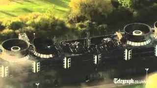 Watch: aerial footage shows Didcot B power station fire damage