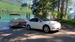 2021 Tesla Model Y launches 3500lb boat.