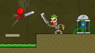 Watergirl and Fireboy Stickman parkour animation : Red Stickman  Animations vs Stickman Fighting