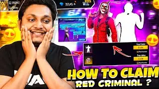 How To Claim Red Criminal !! Free Emote On 5th Anniversary #freefire #update