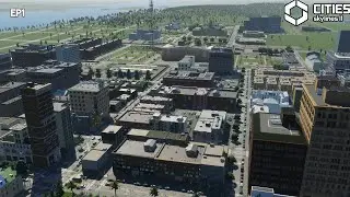Building a Realistic American Downtown Core | Cities: Skylines 2