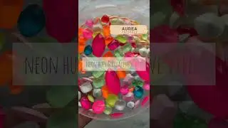 AUREA Crystals - neon hues #crystals #neon #colors #happycolors