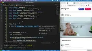 Signup using firebase Authentication | Instagram App part 9
