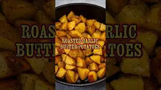 ЛУЧШИЙ жареный картофель с чесночным маслом #картофель #чесночноемасло #приготовление #рецепт