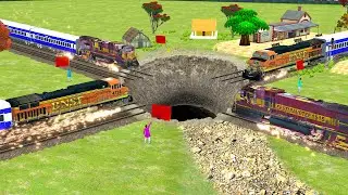 ट्रेन बचाव गरीब वाला Train Rescue By Garib wala Village Comedy video हिन्दी कहानिया  hindi kahaniya