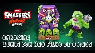 Unboxing do Zuru Smashers Horror House Gigante!!!