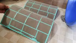 AC servicing at home | AC filter cleaning #AC_clean #AC_servicing #Accleaning #AC_filter_cleaning