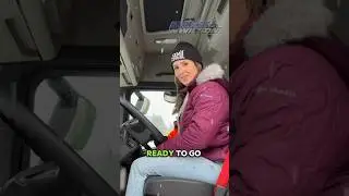 She drove a Scania FIRE TRUCK!