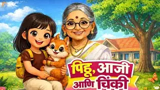 पिहू, चिंकी आणि आजी | Marathi Kids Story | 3D Animated Cartoon | Fun & Adventure for Children | kids