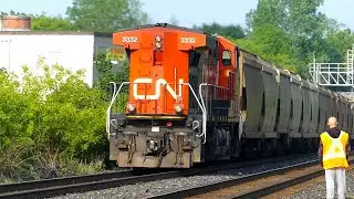 CN train B730 on the Halton sub at Georgetown Station