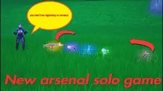 The New arsenal solo game mode in fortnite