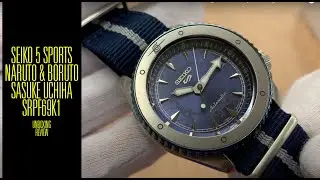 Seiko 5 Sports Naruto & Boruto Sasuke Automatic SRPF69K1 Watch | Unboxing Review | Valjoux Relogios