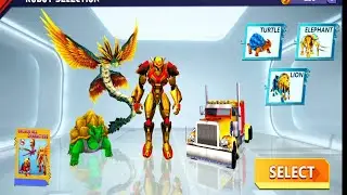 Police Dragon Robot Car Game * Android Gameplay