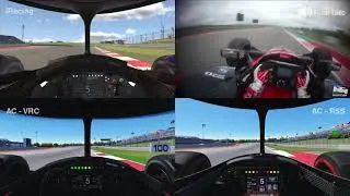 Assetto Corsa vs iRacing vs Real Life - Indycar @ Circuit Of The Americas