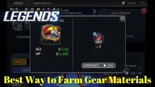 DC Legends Best Way to Farm Gear Materials
