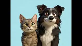 A love-hate relationship: Dog barks, cat ignores
