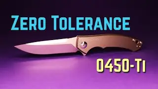 Customizing The Zero Tolerance 0450-Ti Pocket Knife!!! #custom
