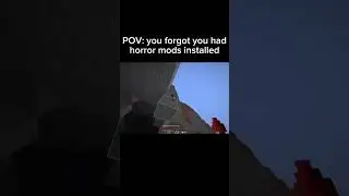 Horror mods were still on.. 💀 #fyp #minecraft #memes #funny #fypシ゚viral