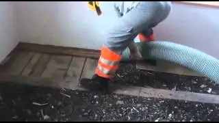 Schlake absaugen mit greminger saugbagger