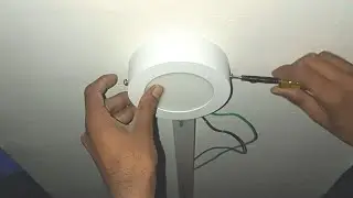 how to install Led slim Surface light|| surface light kaise lagaye|| led panel light fittings