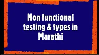 Non functional testing in marathi. Performance Tests, Load Testing, Stress Testing @qaworldofficial