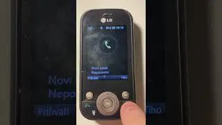 LG KS365 incoming call