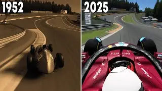75 Years of F1 Cars vs Eau Rouge Raidillon - Which Car can take it at full throttle?