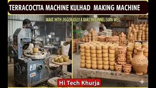 Kulhad Making Machine 2026 | Mitti Kulhad Business Price & Factory Setup | Hi-Tech Khurja