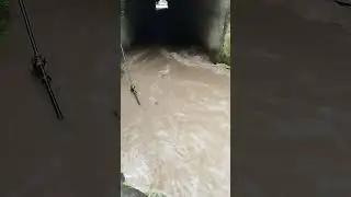 pathway and floodway#smallriver #rain#viralvideo #viral